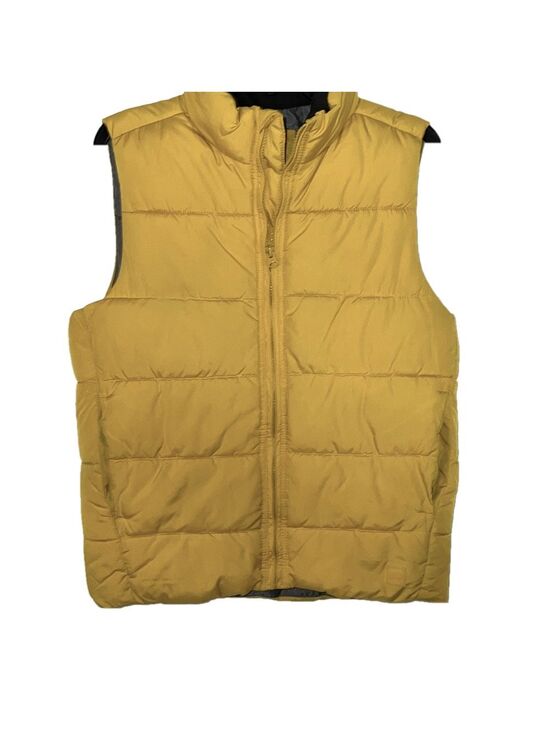GAP Other - Gap Kids Puffy Vest, SZ XXL Reg, PTP 21”, Length 25”, Yellow, gray, Pockets (T6)